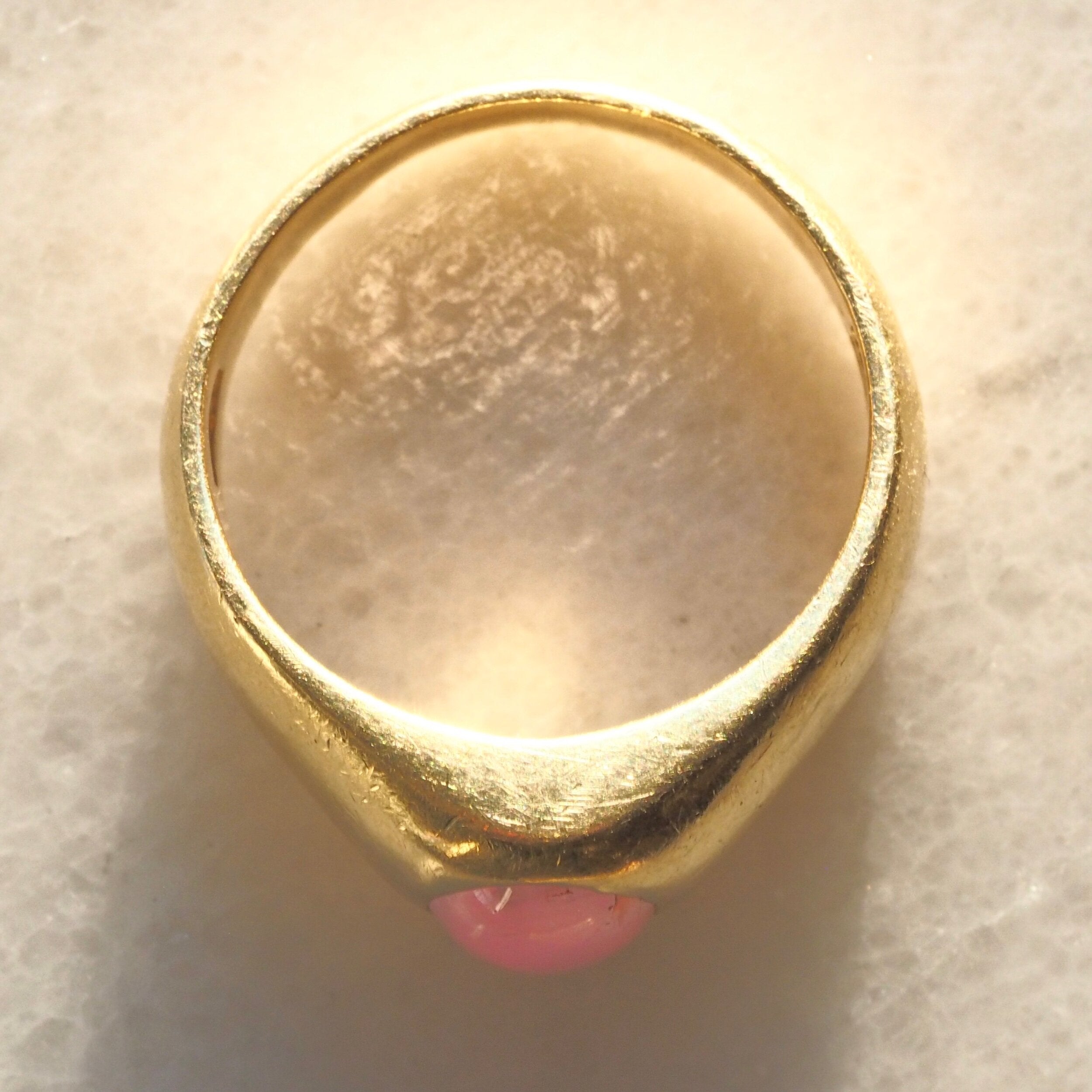 Vintage 18k Gold Cat's Eye Alexandrite Ring