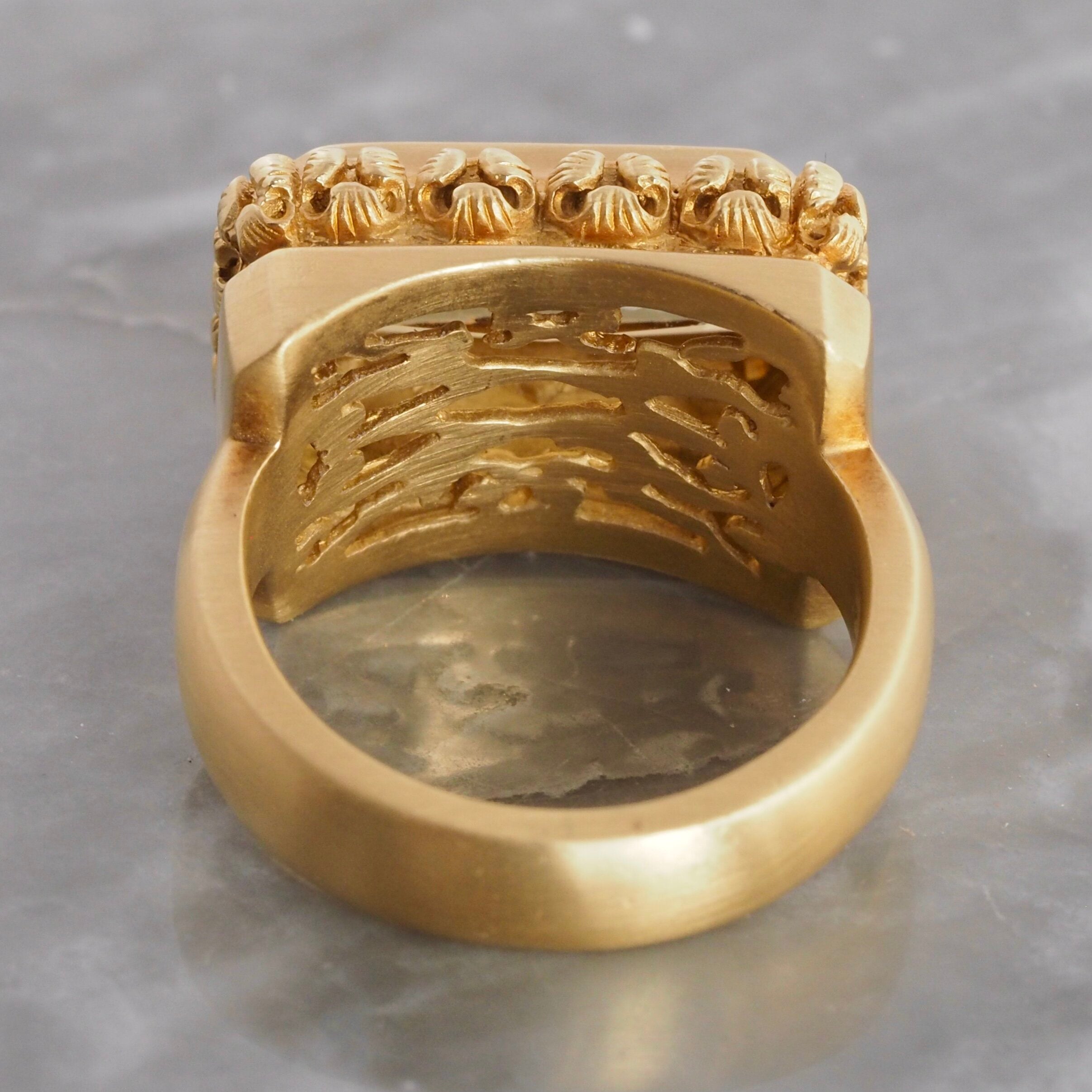 Vintage Citrine 18k Gold Douglas Elliott Ring