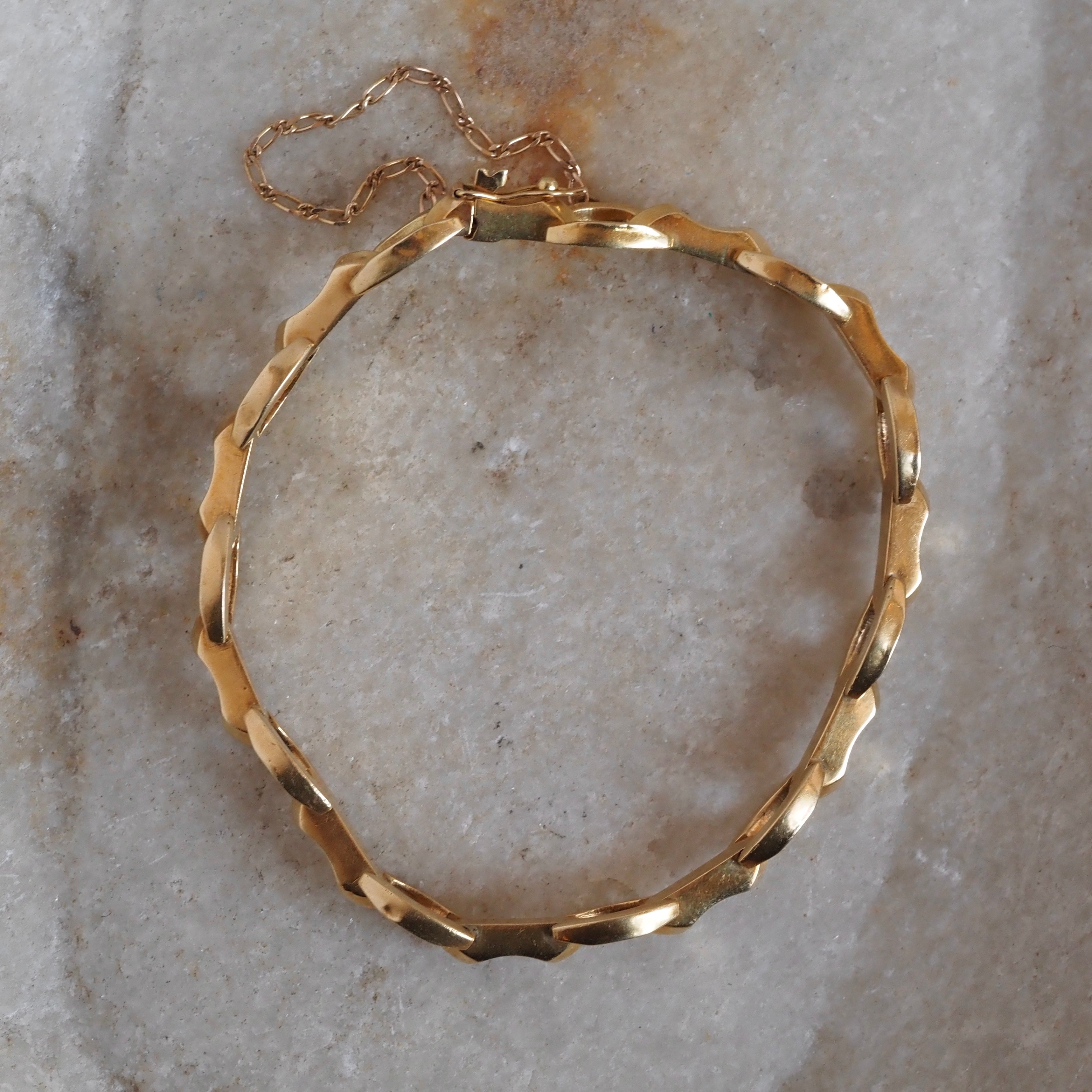 Vintage Italian 18k Gold Bracelet