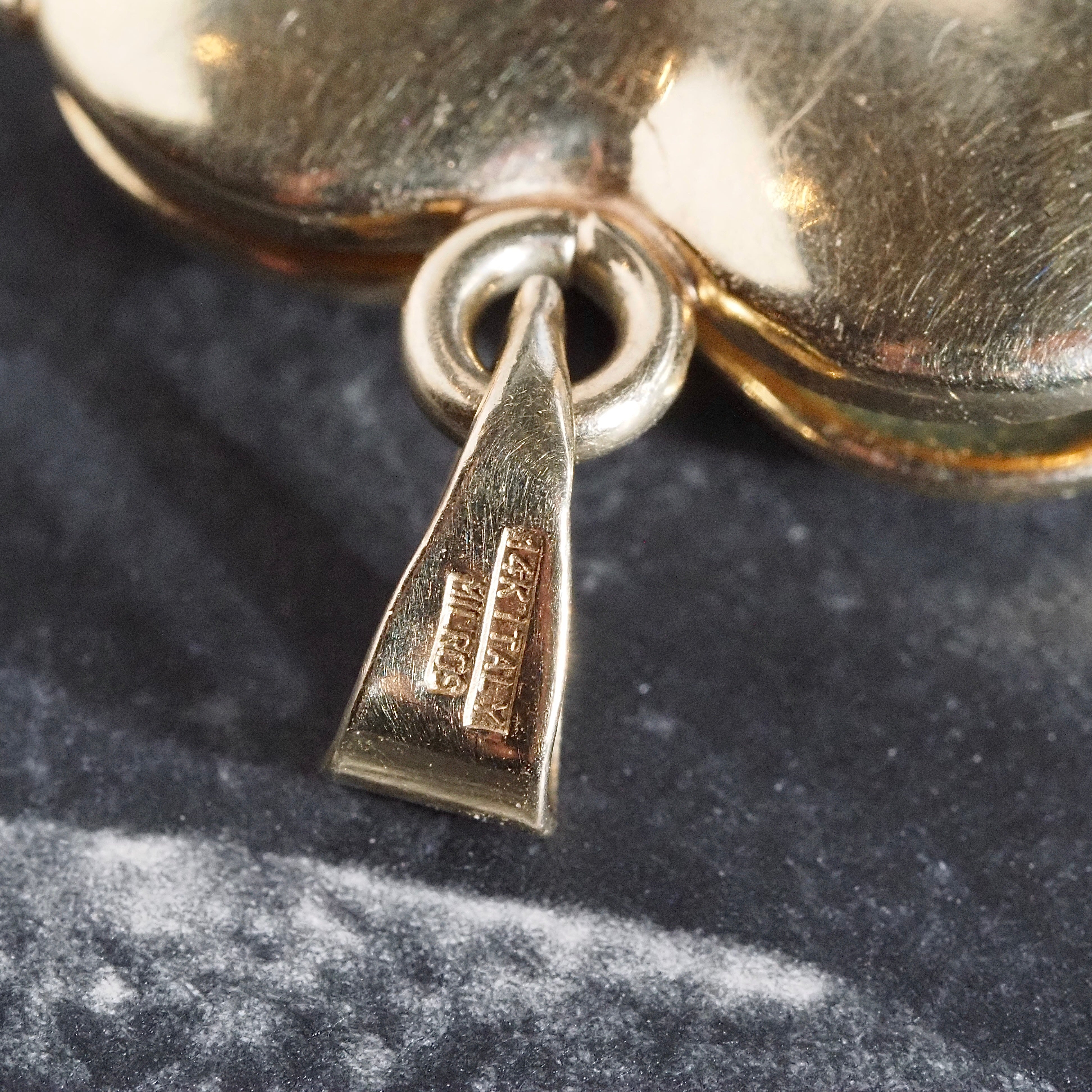 Vintage Italian Heart 14k Gold Locket