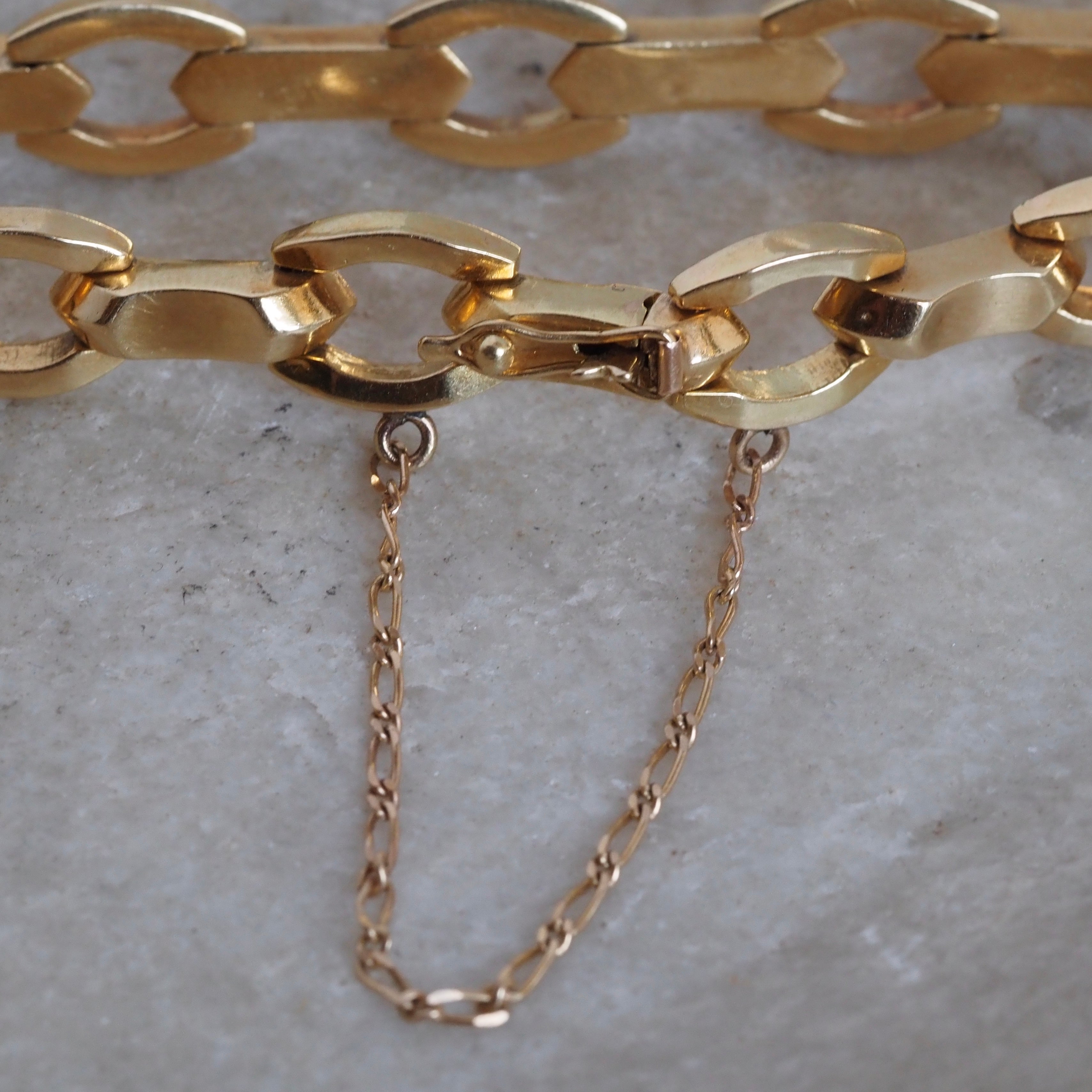 Vintage Italian 18k Gold Bracelet