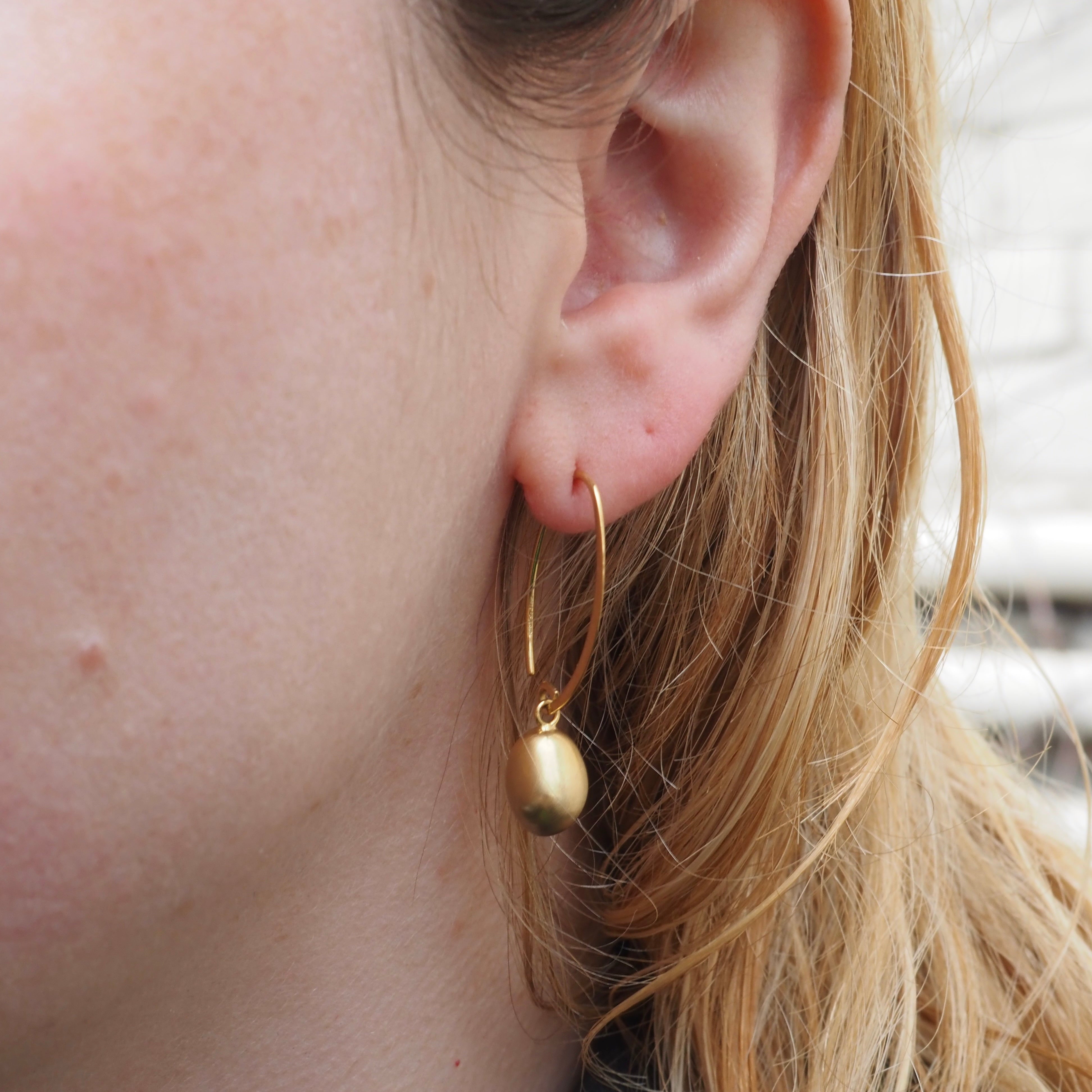 Vintage 14k Gold Drop Earrings