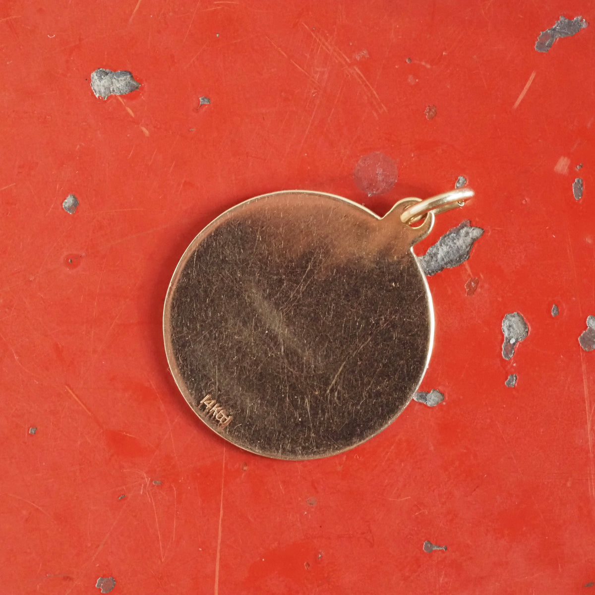 Vintage Libra 14k Gold Pendant