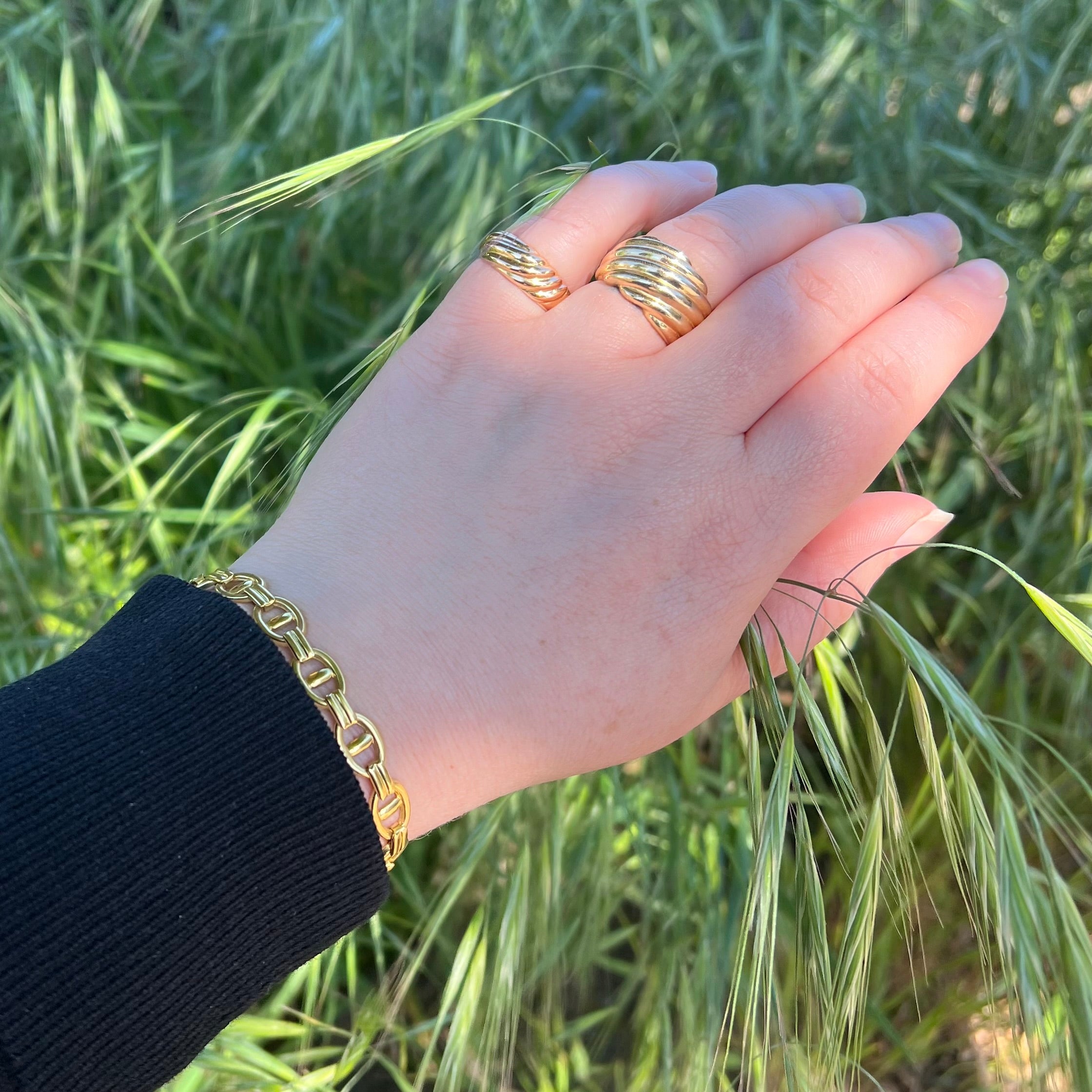 Vintage 18k Gold Shrimp Ring