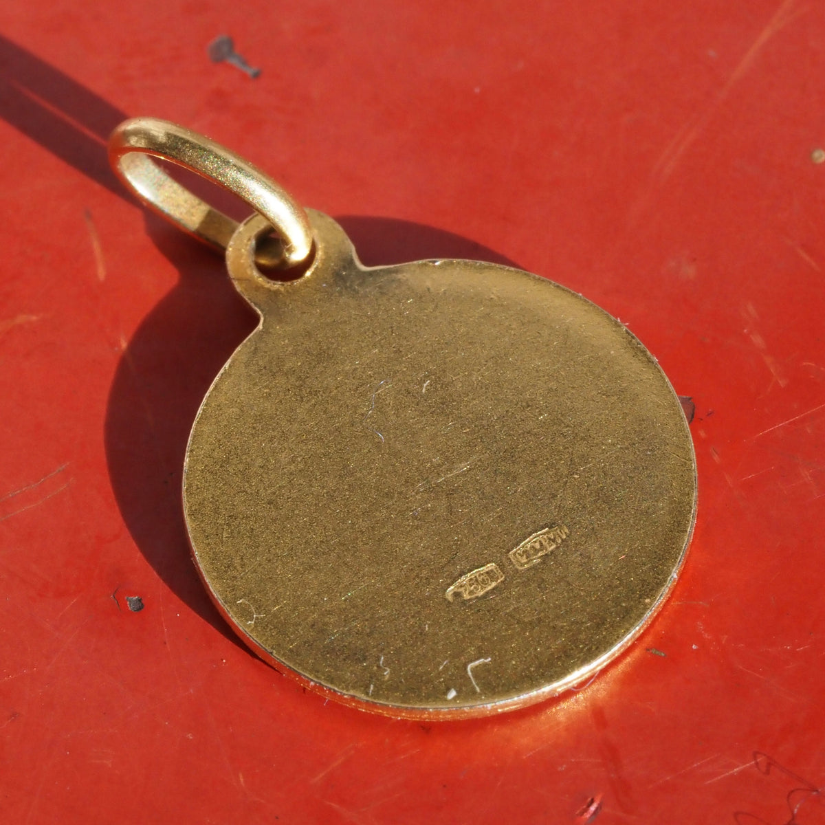 Vintage Italian Libra 18k Gold Zodiac Charm