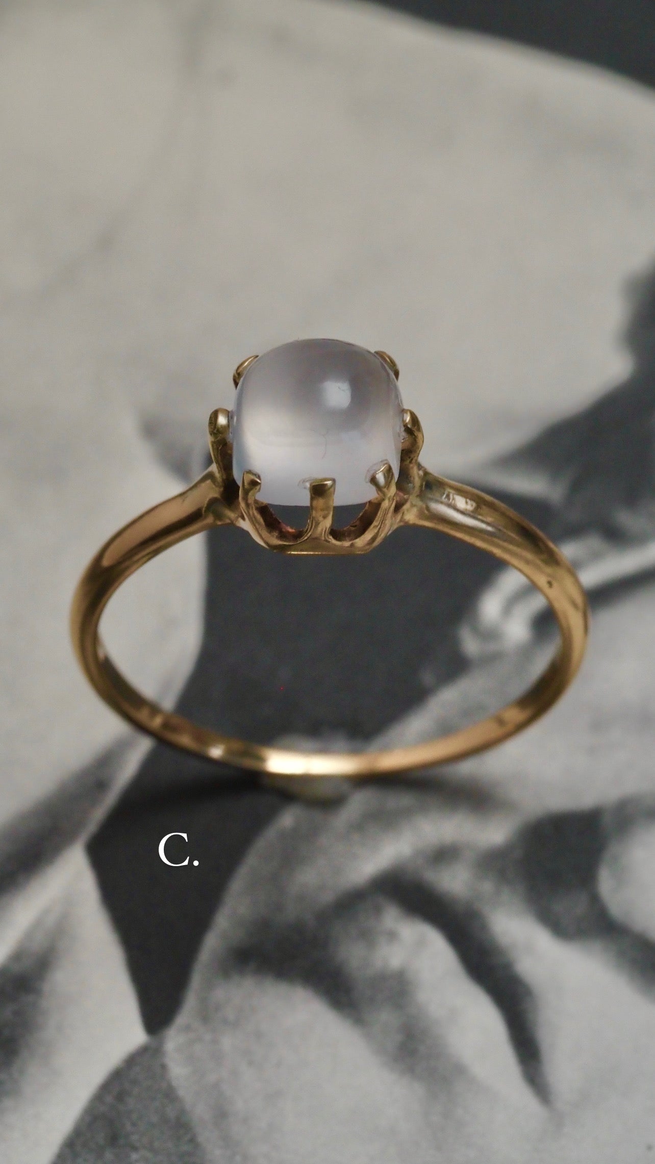 Antique Victorian Moonstone Rings