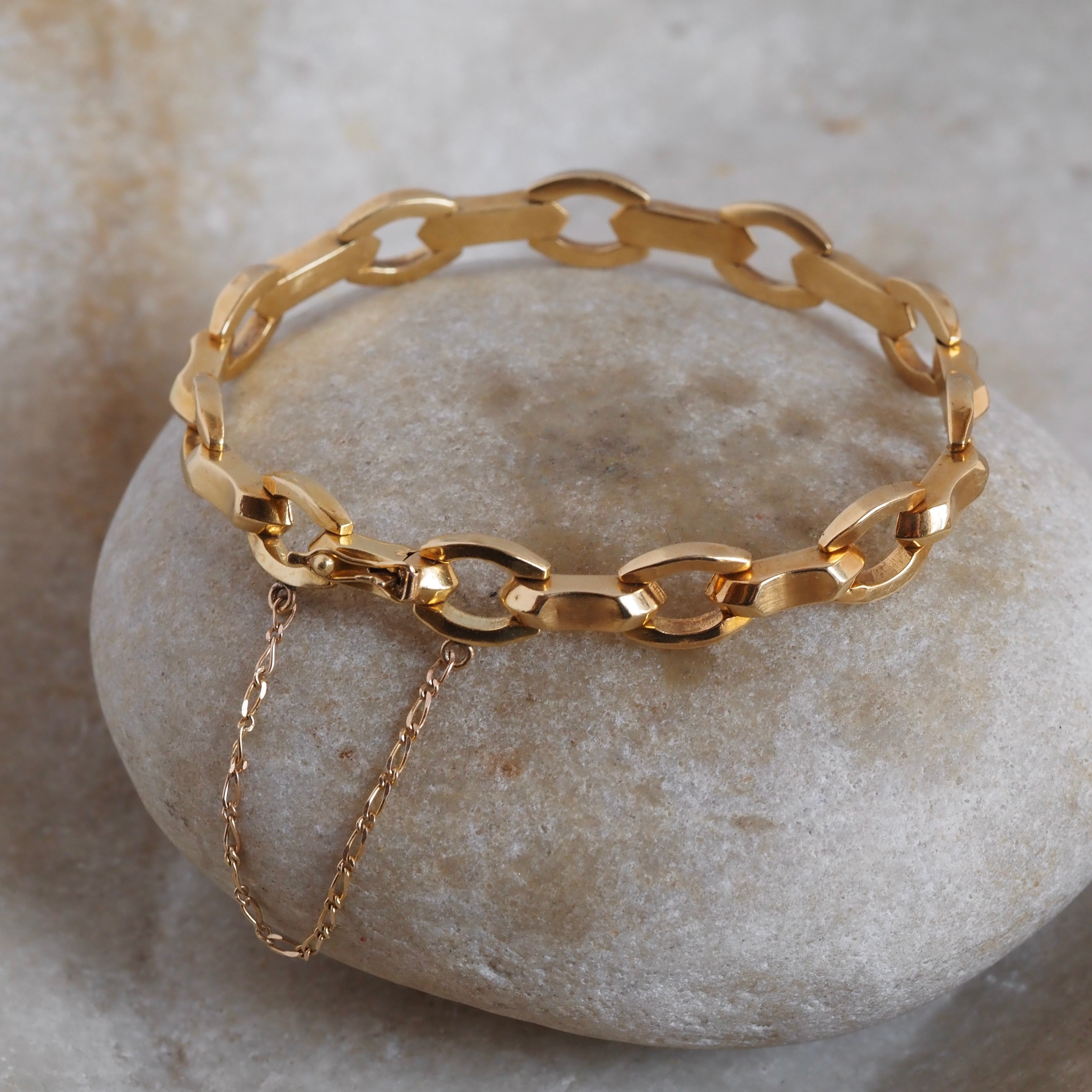 Vintage Italian 18k Gold Bracelet