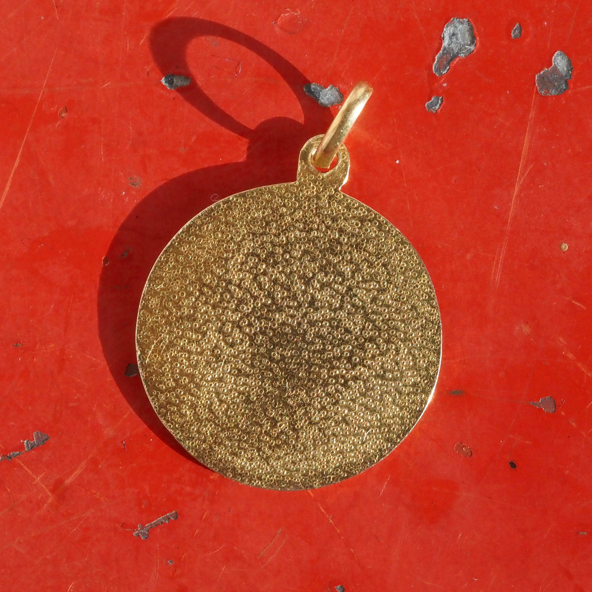 Vintage Portuguese Aquarius 19k Gold Pendant