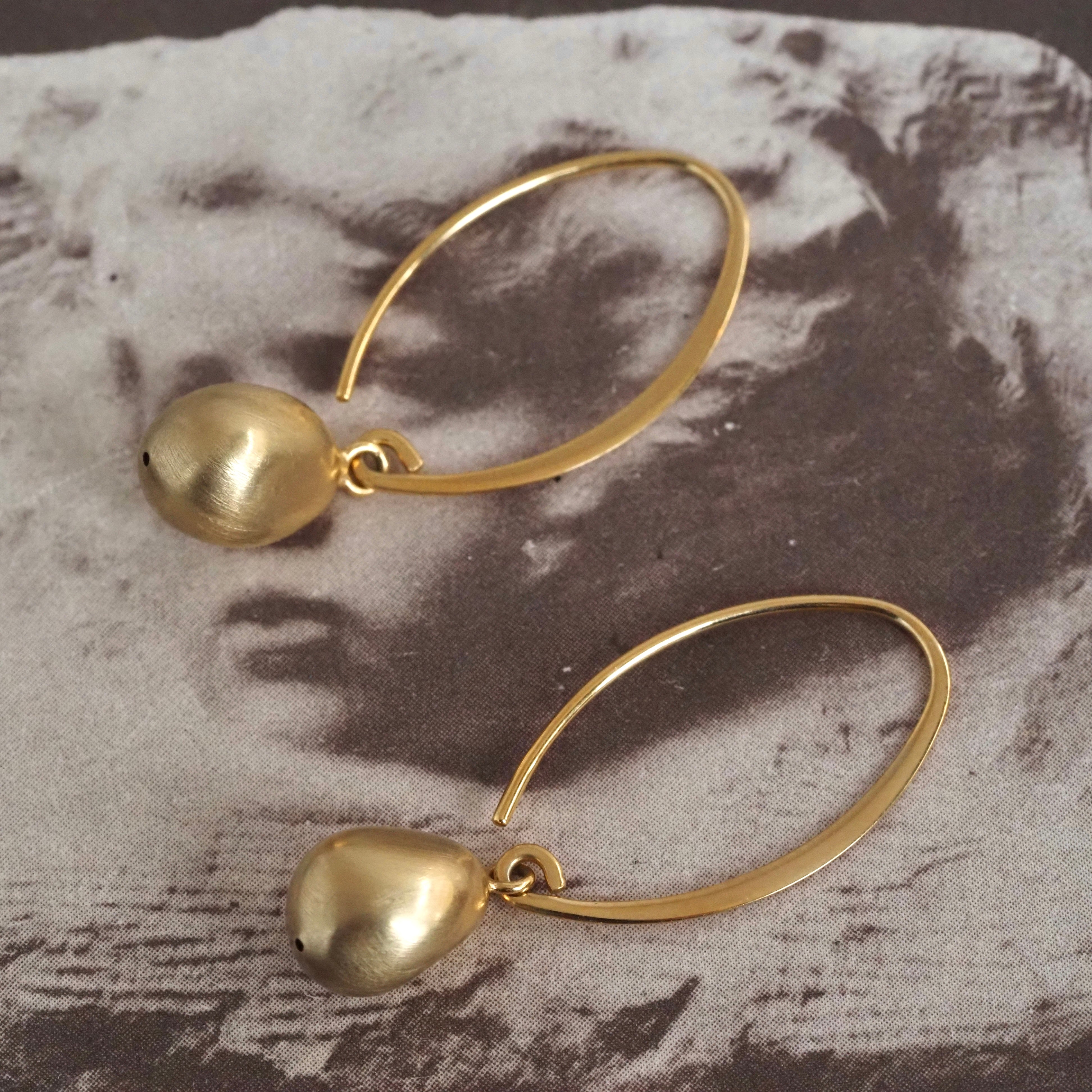 Vintage 14k Gold Drop Earrings