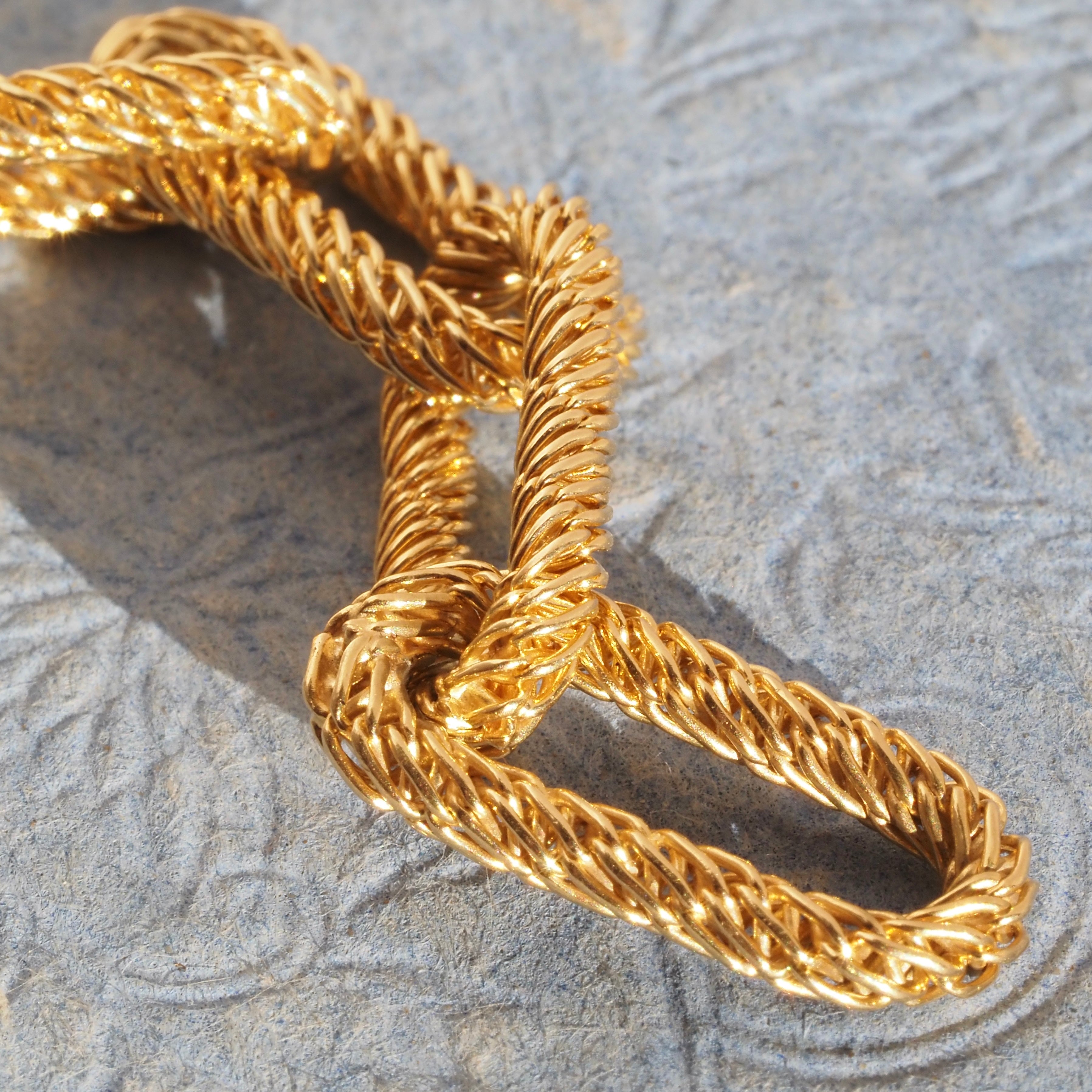 Vintage Tiffany & Co. 18k Gold Woven Link Bracelet