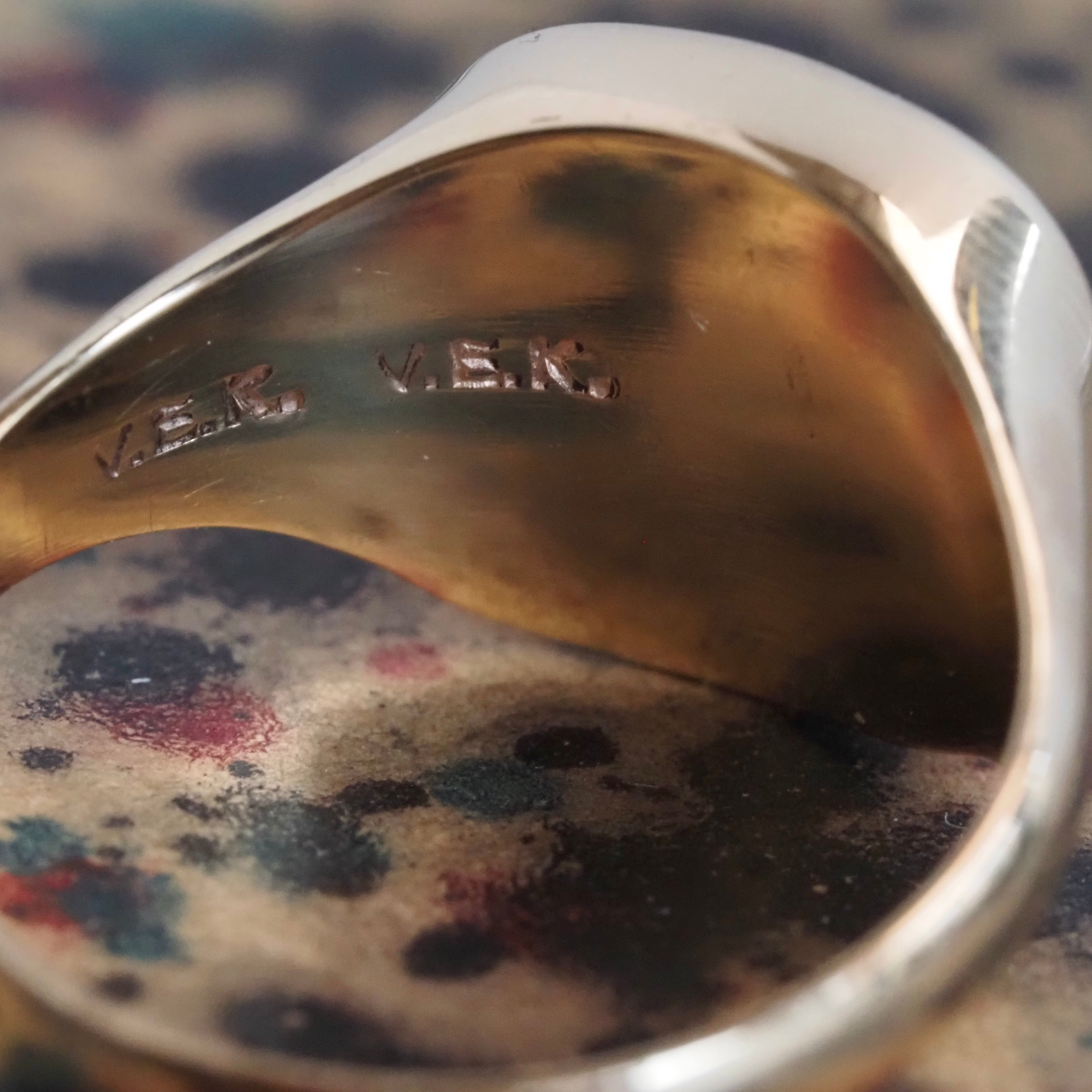 Vintage Onyx Signet 10k Gold Ring