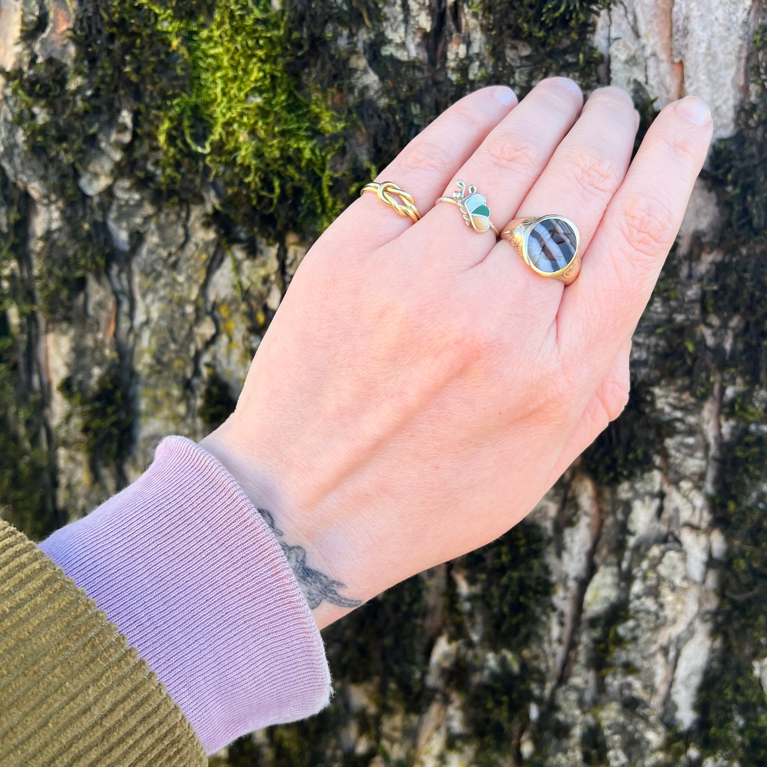 Vintage 18k Gold Knot Ring