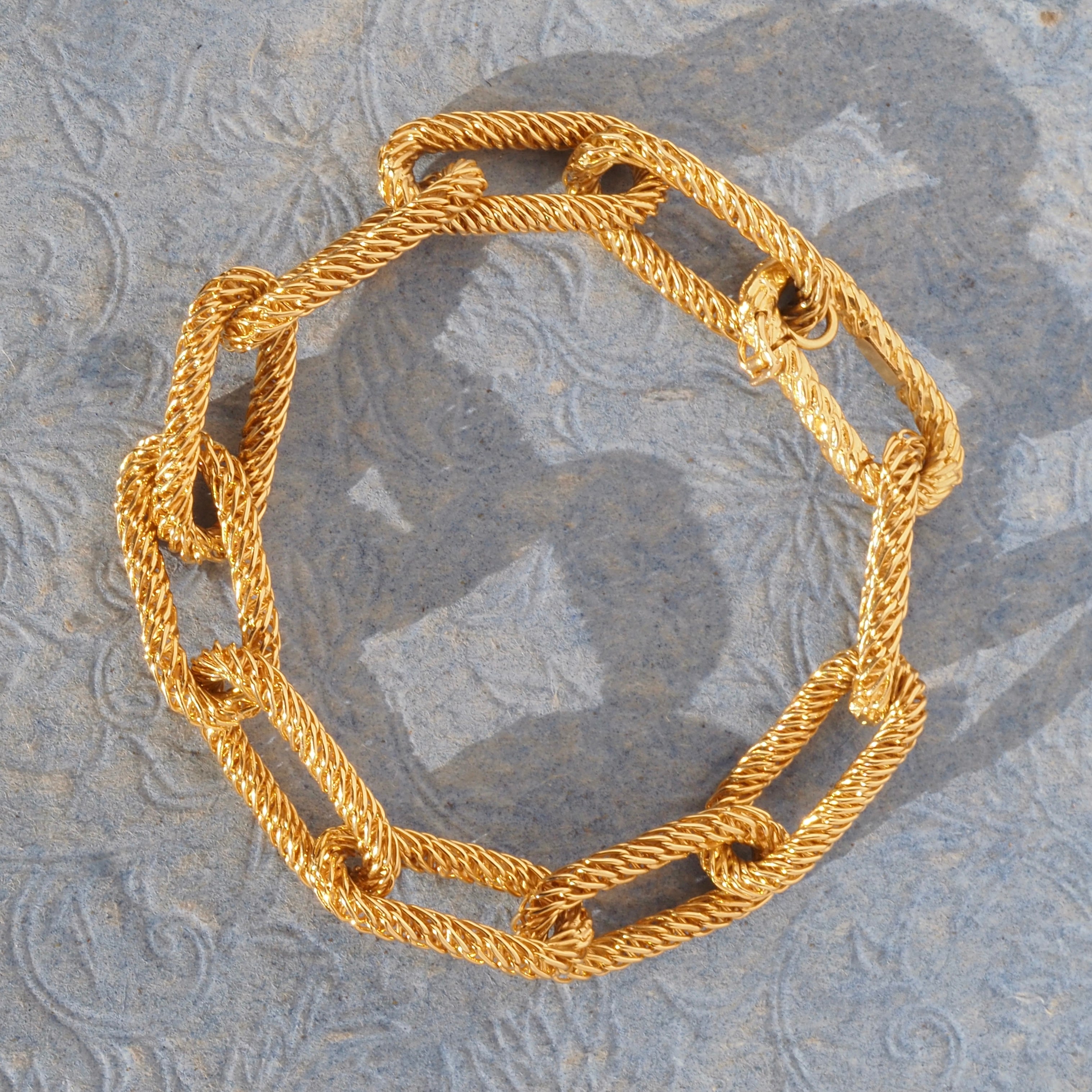 Vintage Tiffany & Co. 18k Gold Woven Link Bracelet