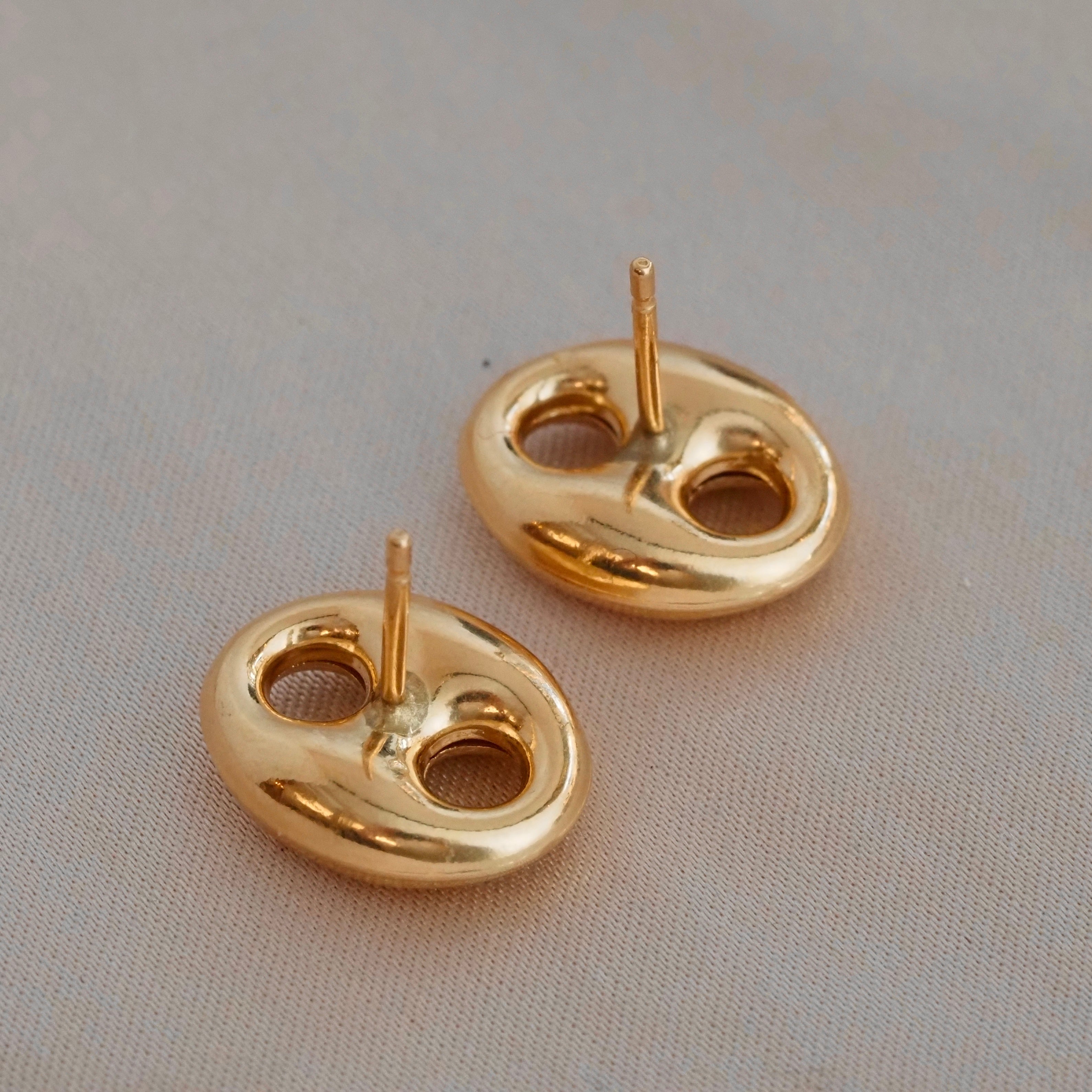 Spanish Mariner Link 18k Gold Earrings