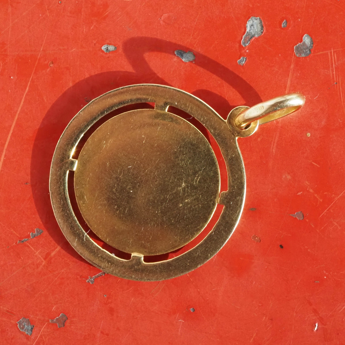 Vintage Scorpio 18k Gold Pendant