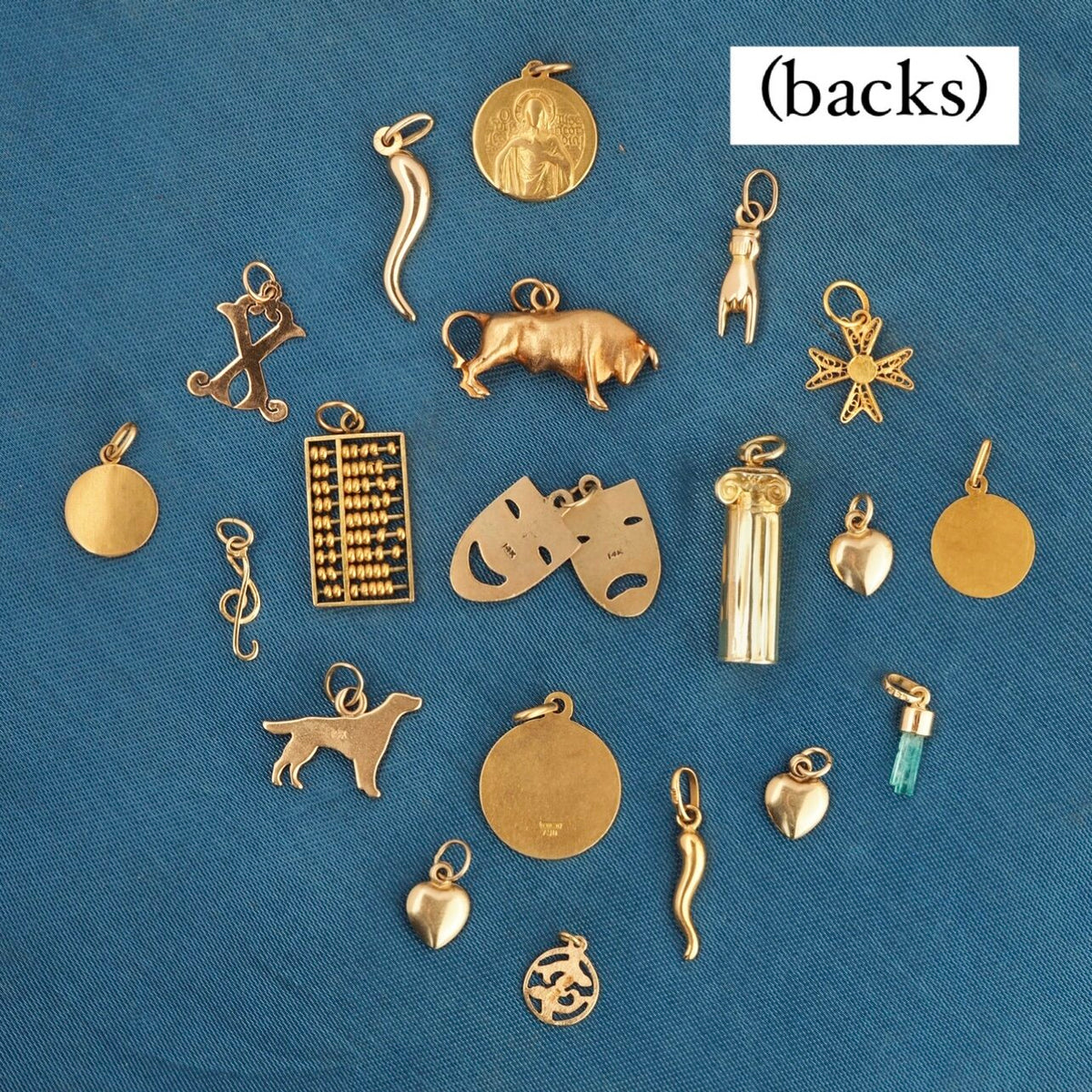 Antique and Vintage Gold Charms