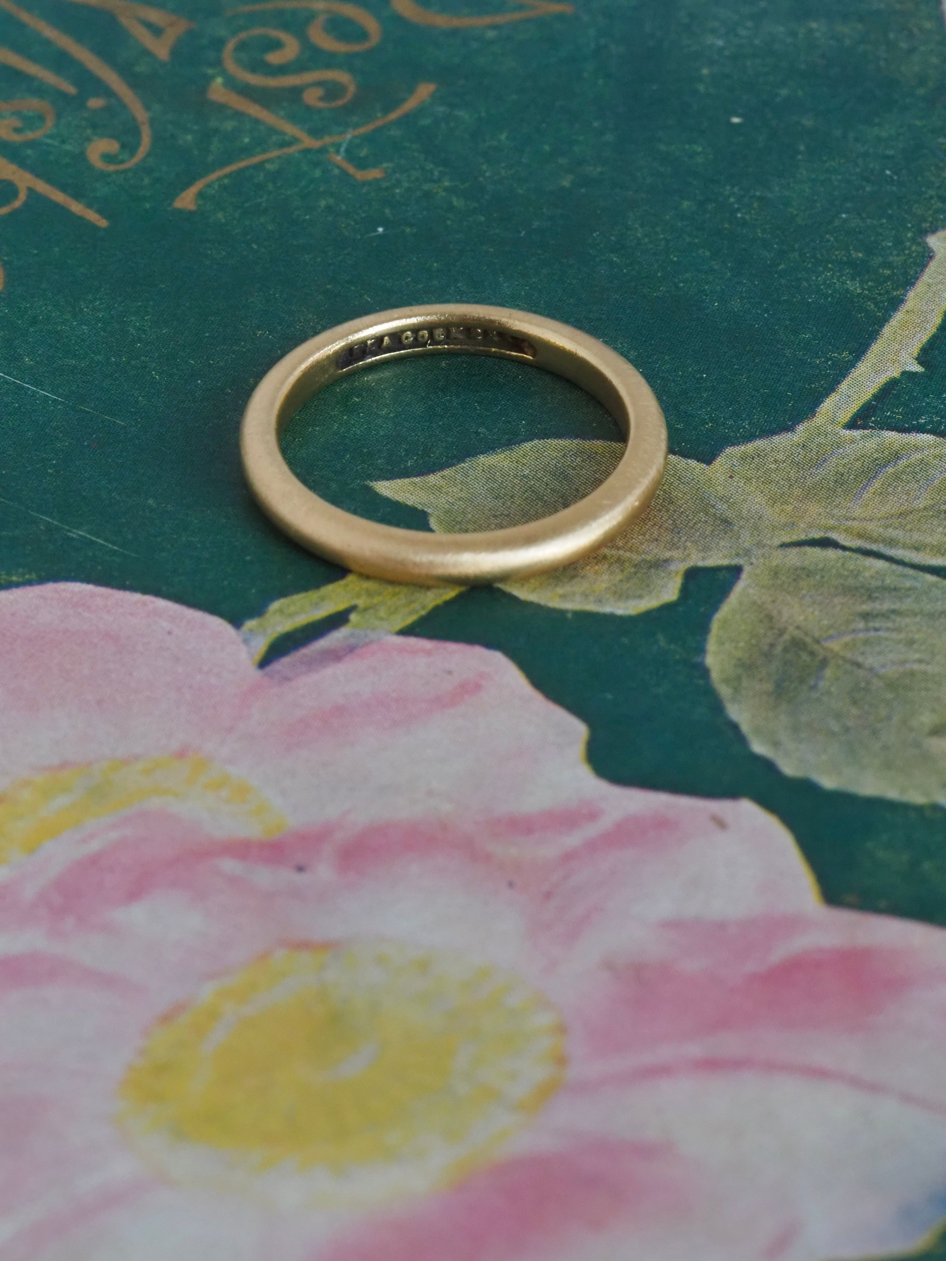 Antique 22k Gold Band by Peacock