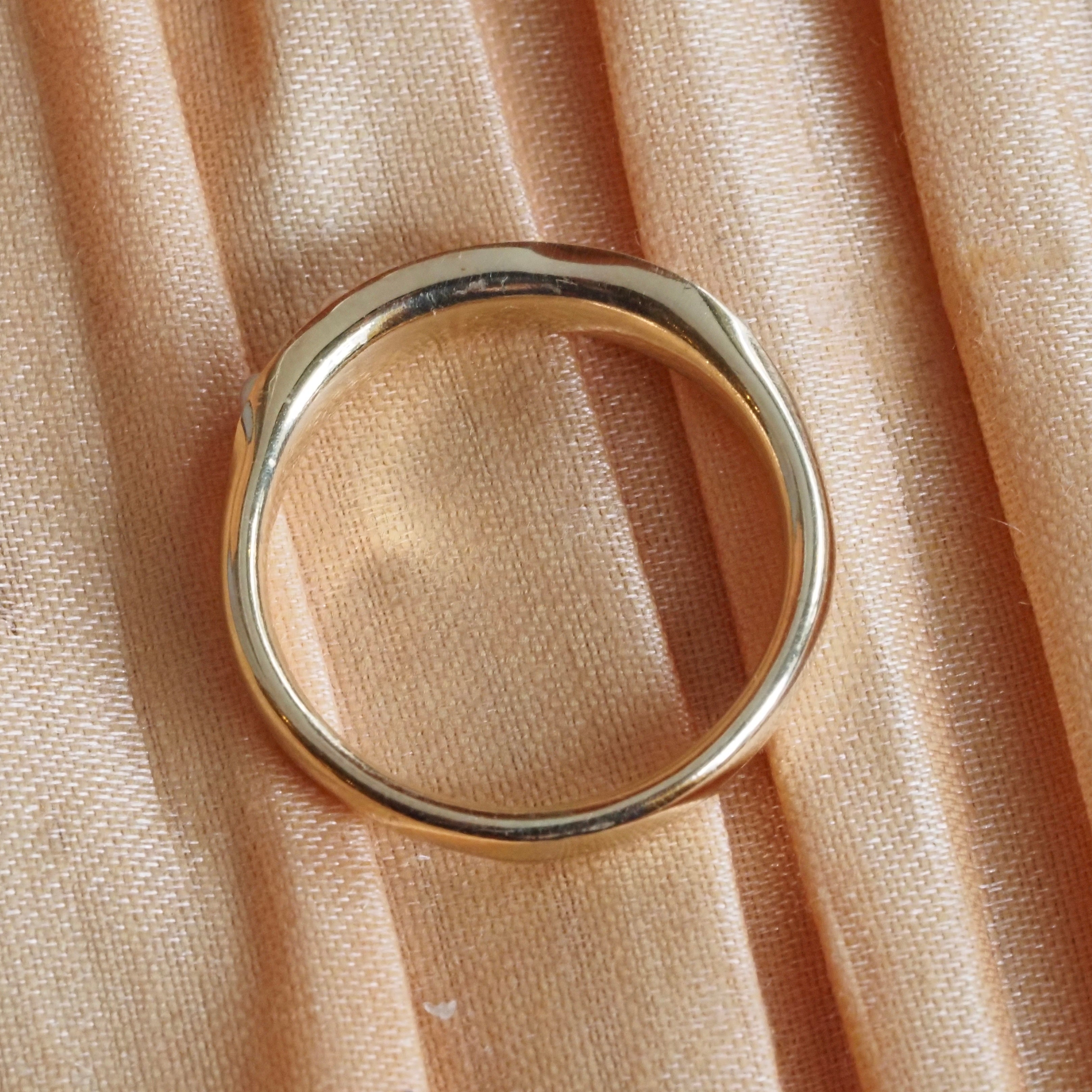 Vintage 14k Gold Pearls in a Pod Ring