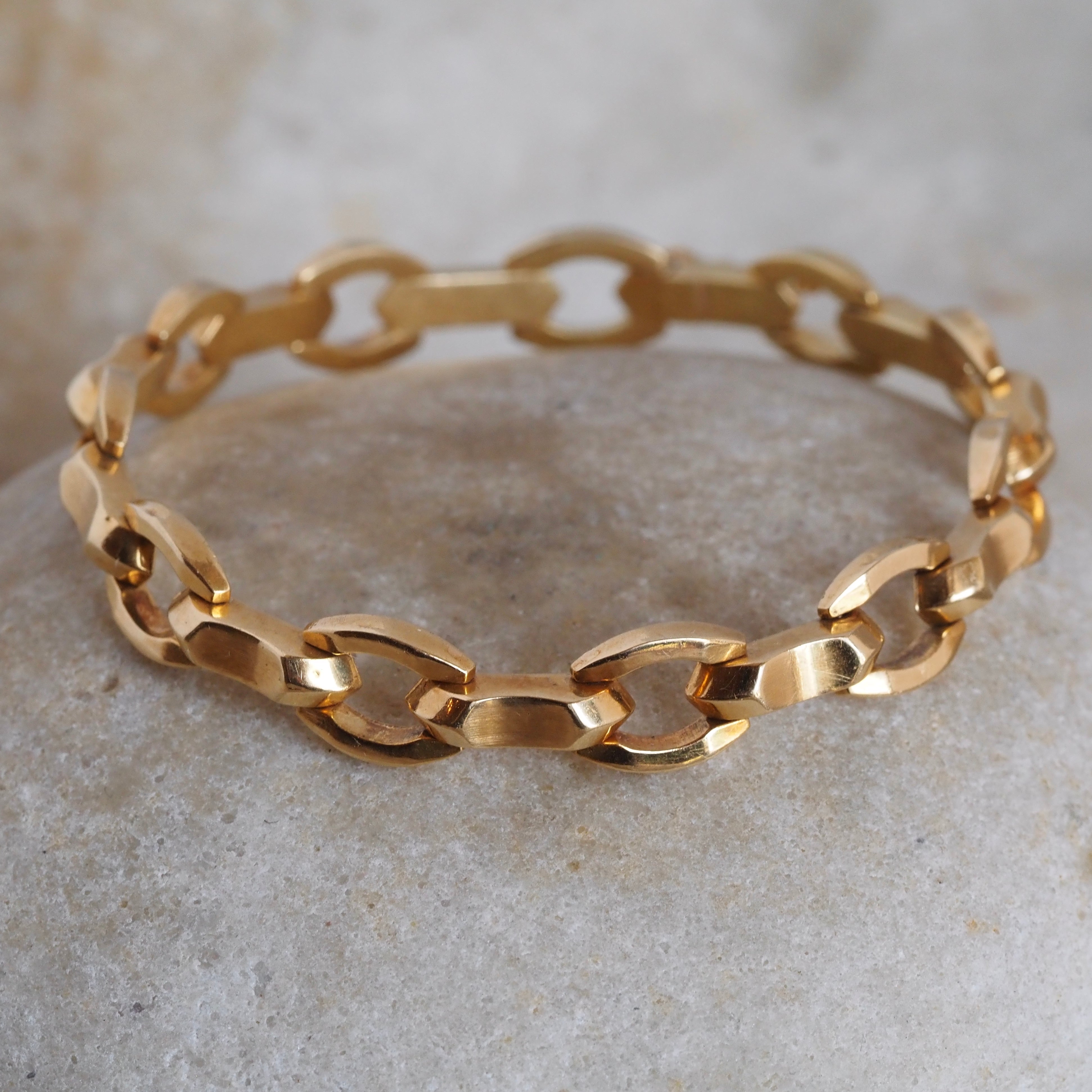 Vintage Italian 18k Gold Bracelet