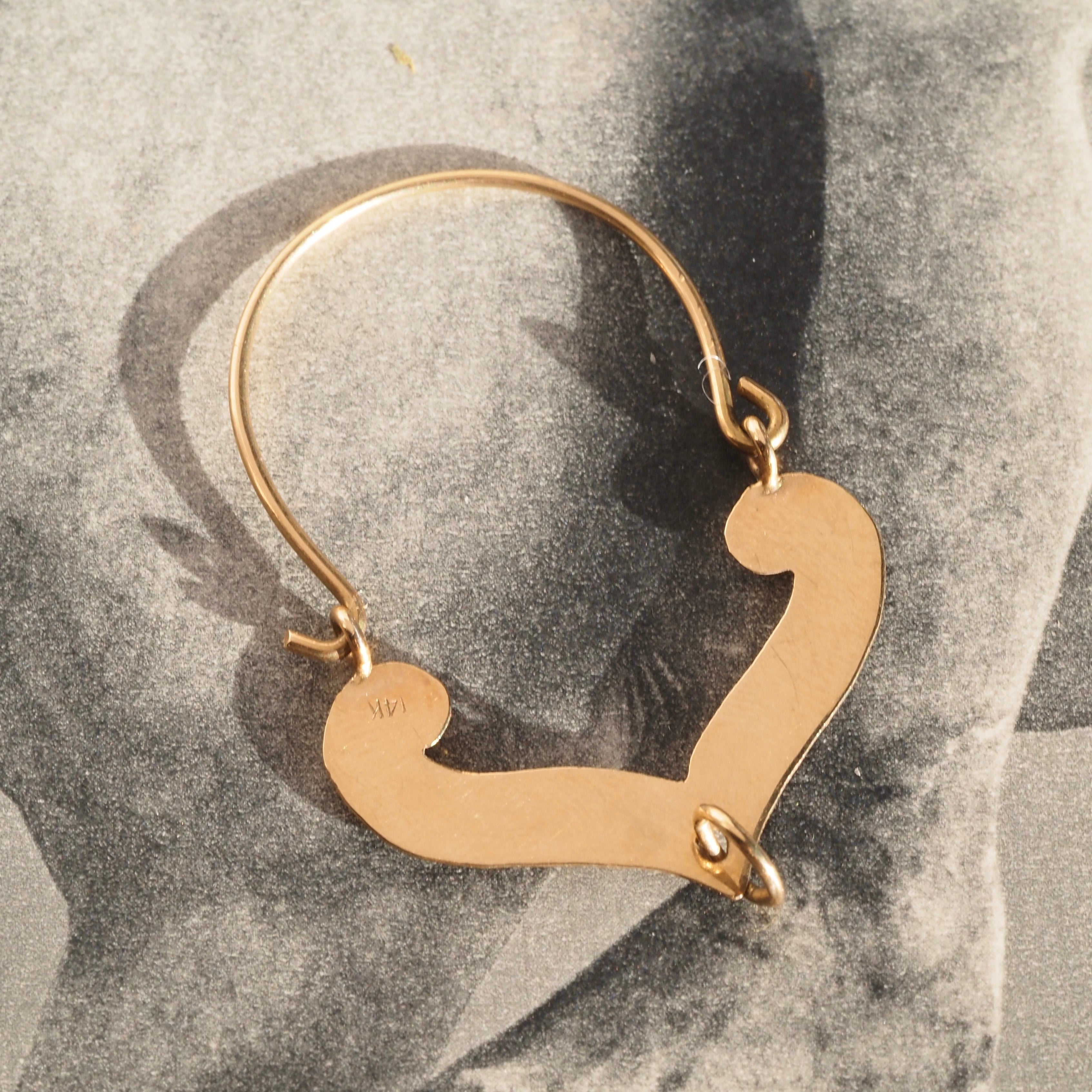 Vintage 14k Gold Charm Holder