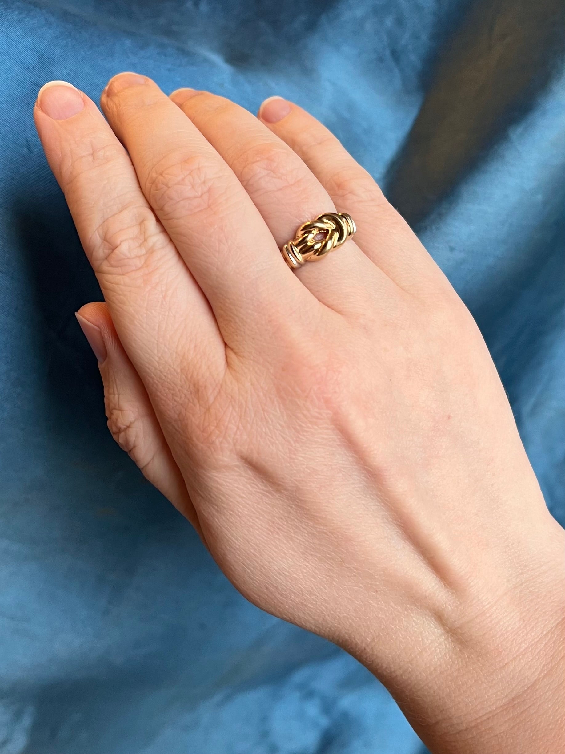 Vintage Knot 14k Gold Ring