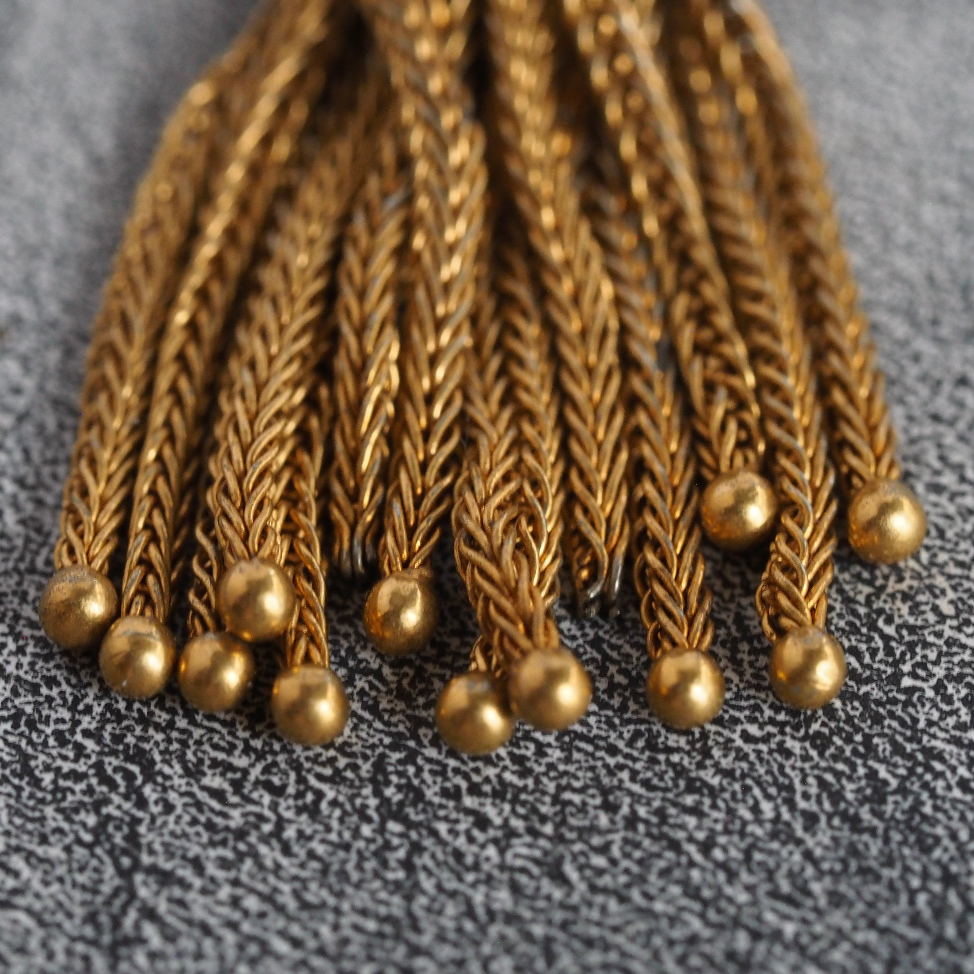 Antique Victorian 14k Gold Tassel With Cap