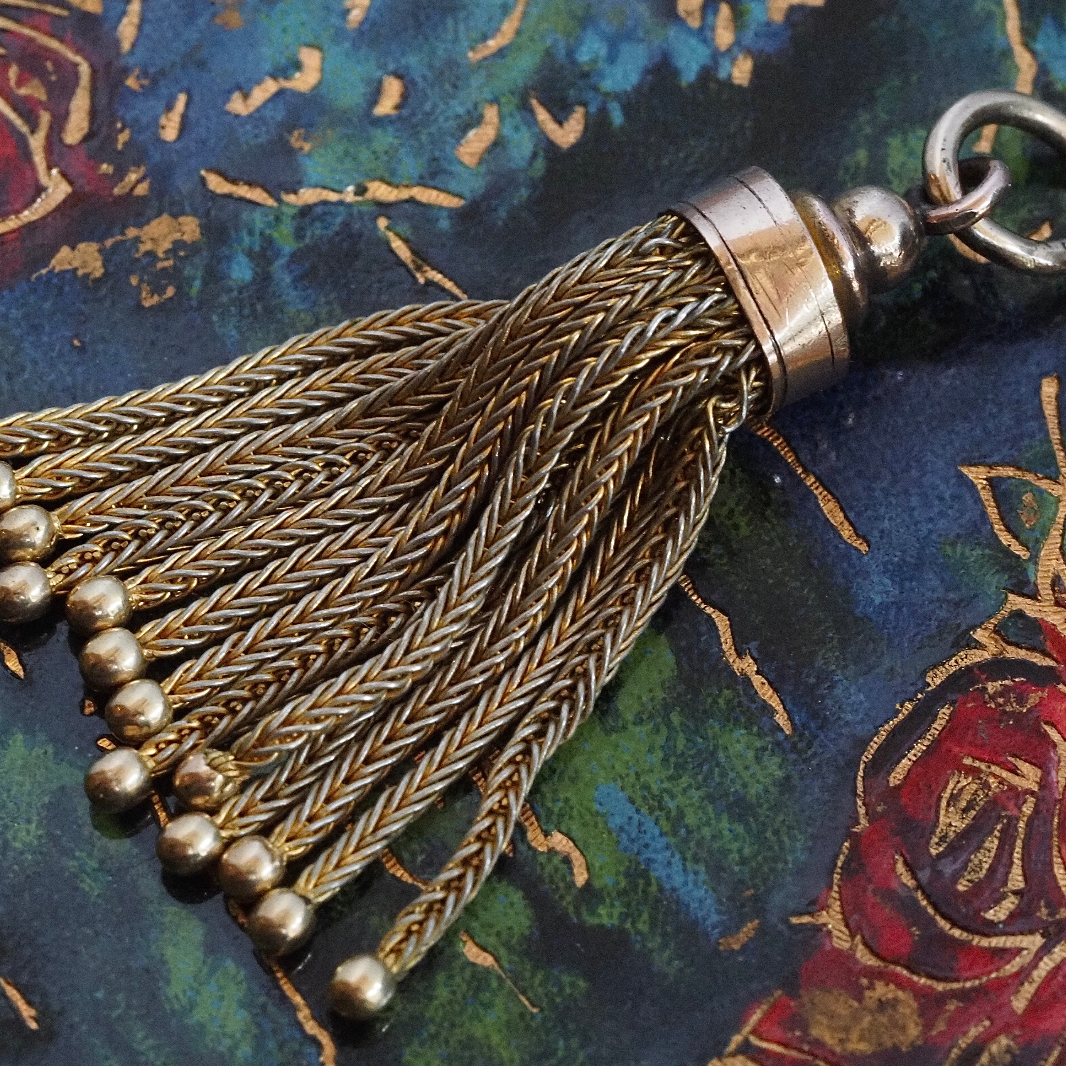 Antique Victorian 14k Gold Tassel Pendant