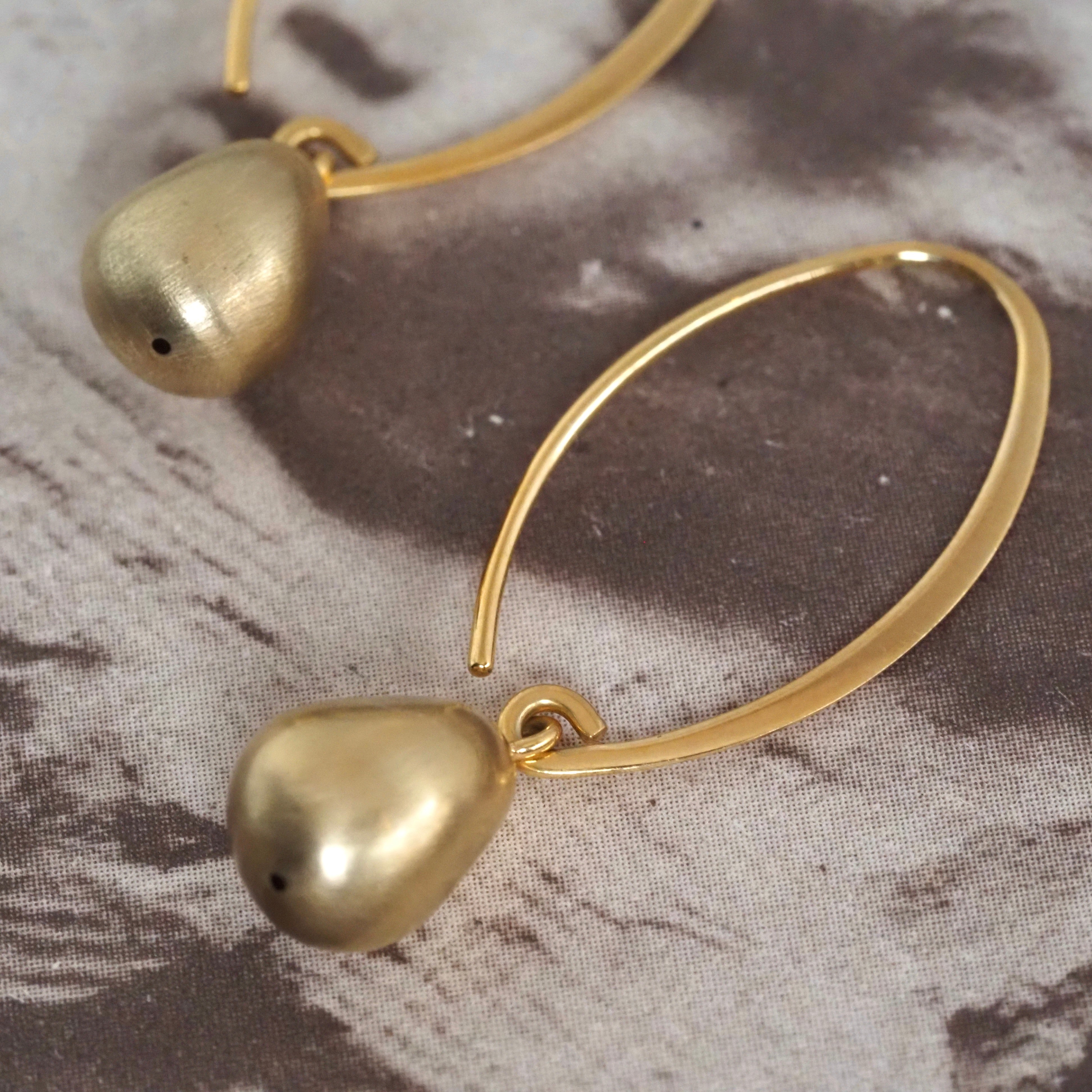 Vintage 14k Gold Drop Earrings