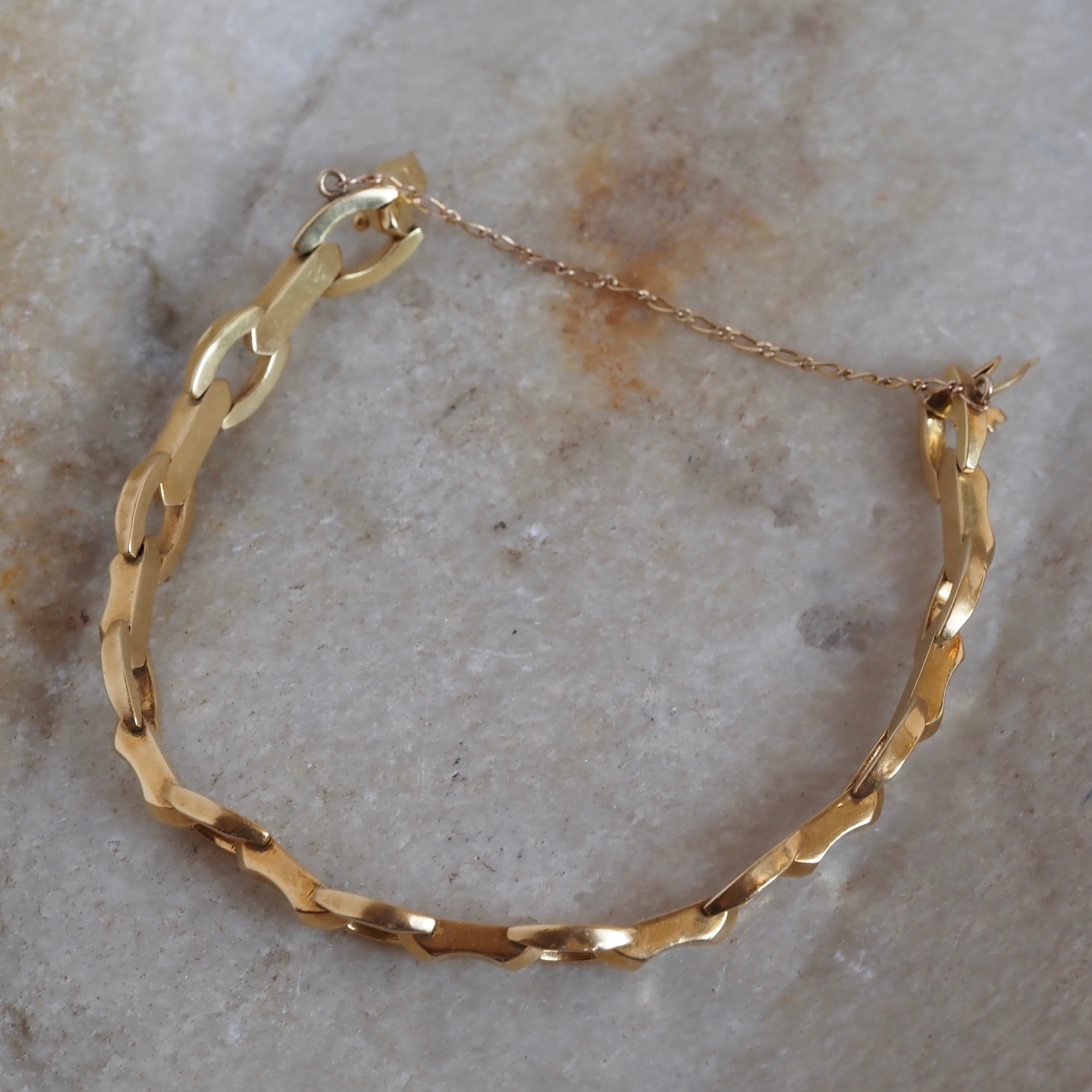 Vintage Italian 18k Gold Bracelet