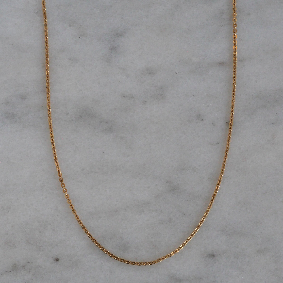 Italian Chain Vintage Italian 18k Gold Chain