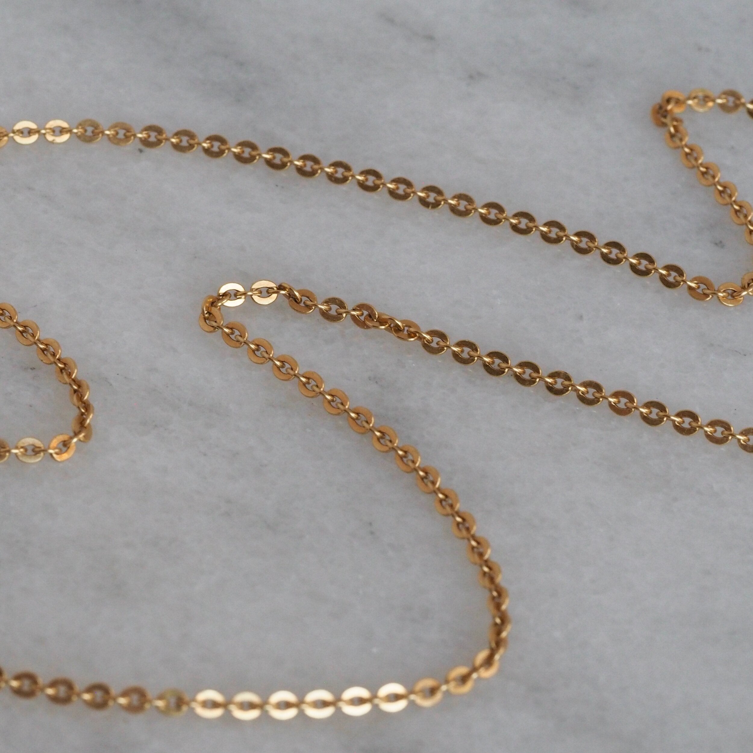 Vintage Italian 18k Gold Chain
