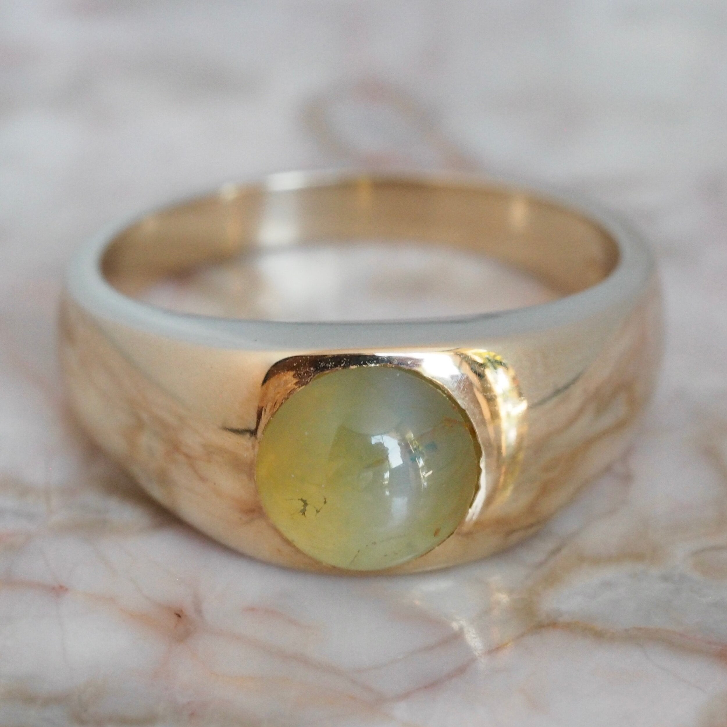 Cats Eye Ring/cat Eye Gemstone Ring in Sterling Silver925 Handmade Ring for  Unisex - Etsy